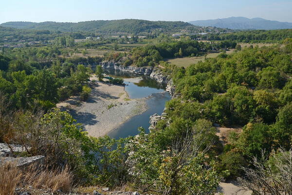 Die Ardèche nahe Pradon 