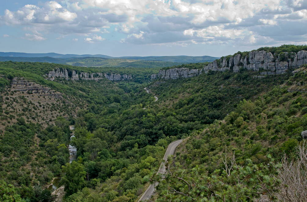 plateau_dsc0359_w.jpg Aussicht vom Plateau Chapias ins Defilé de Ruoms