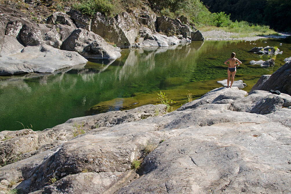 Badestelle an der Drobie