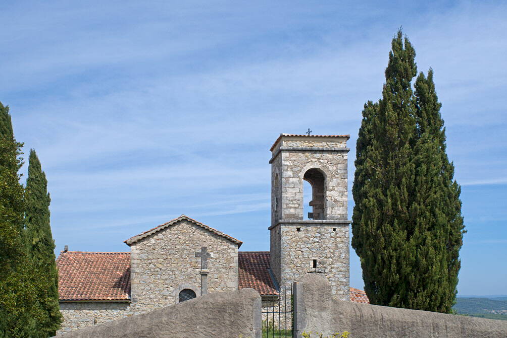 Kirche auf dem Sampzon